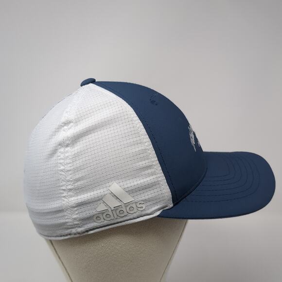 Falcon Crest Golf Club Fitted Hat Blue Medium Embroidered Adidas Climacool - Picture 5 of 9